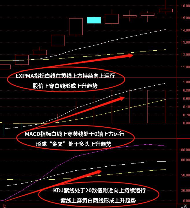 KDJ指标：如何使用MACD+KDJ+EXPMA指标组合买卖股票？