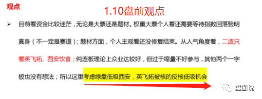 盘面说：1.10人气股集体反抽，三大指数休开始修整